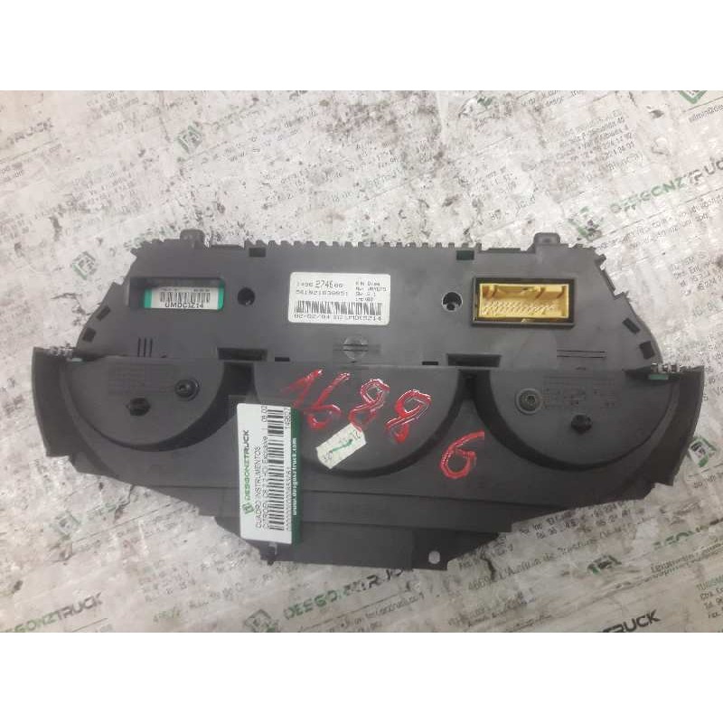 Recambio de cuadro instrumentos para citroën c8 2.2 hdi exclusive referencia OEM IAM 1496274080 501021630051 26 PINS