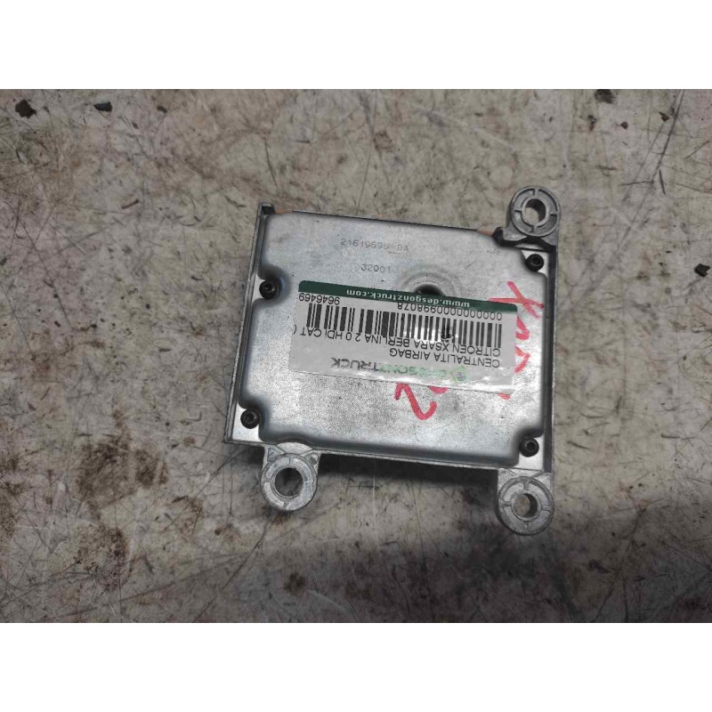 Recambio de centralita airbag para citroën xsara berlina 2.0 hdi cat (rhy / dw10td) referencia OEM IAM 9646469180 600237600 
