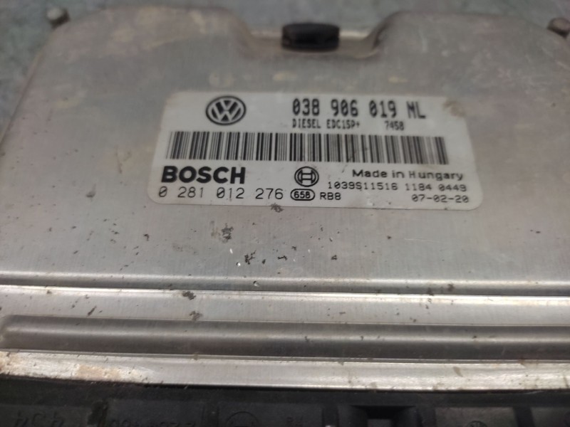 Recambio de centralita motor uce para seat ibiza (6l1) cool referencia OEM IAM 038906019NL 1039S11516 0281012276