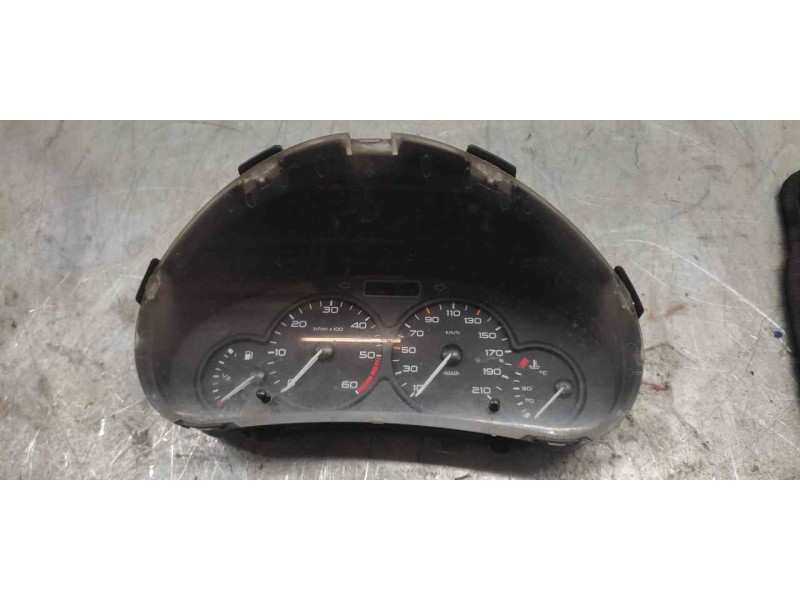 Recambio de cuadro instrumentos para peugeot 206 berlina 1.9 diesel referencia OEM IAM 9648836380  