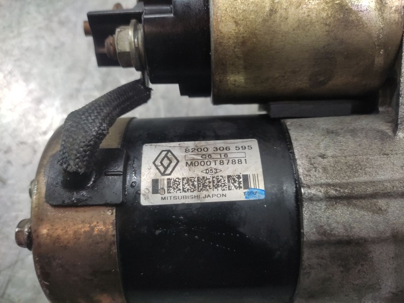 Recambio de motor arranque para renault scenic ii authentique referencia OEM IAM 8200306595 12 DIENTES M000T87881