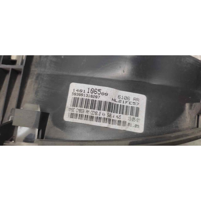 Recambio de cuadro instrumentos para peugeot expert tepee 2.0 hdi cat (rhk / dw10uted4) referencia OEM IAM 1401106580 5030013102