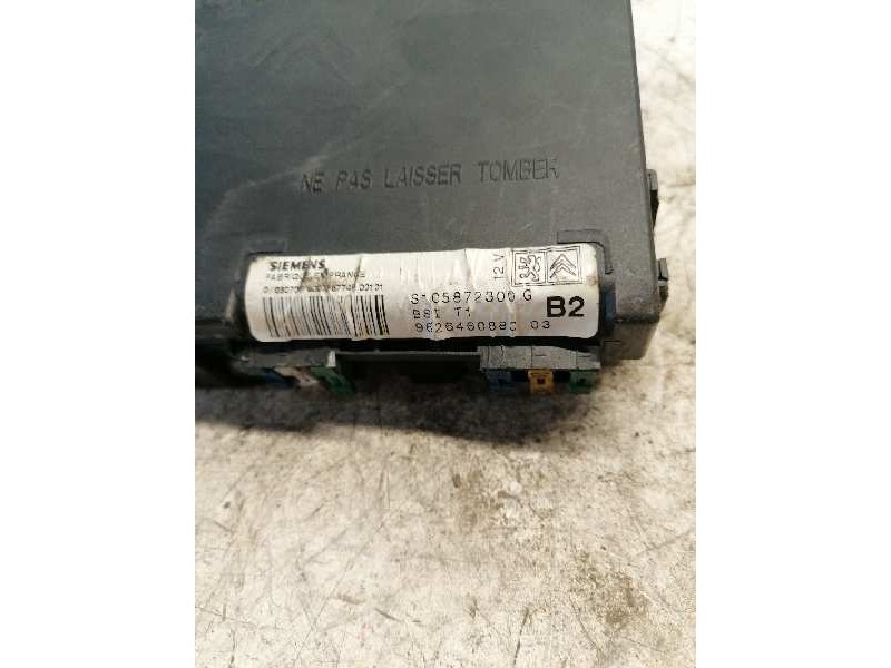 Recambio de caja reles / fusibles para peugeot 206 berlina 1.9 diesel referencia OEM IAM 9626460880 S105872300G BSI