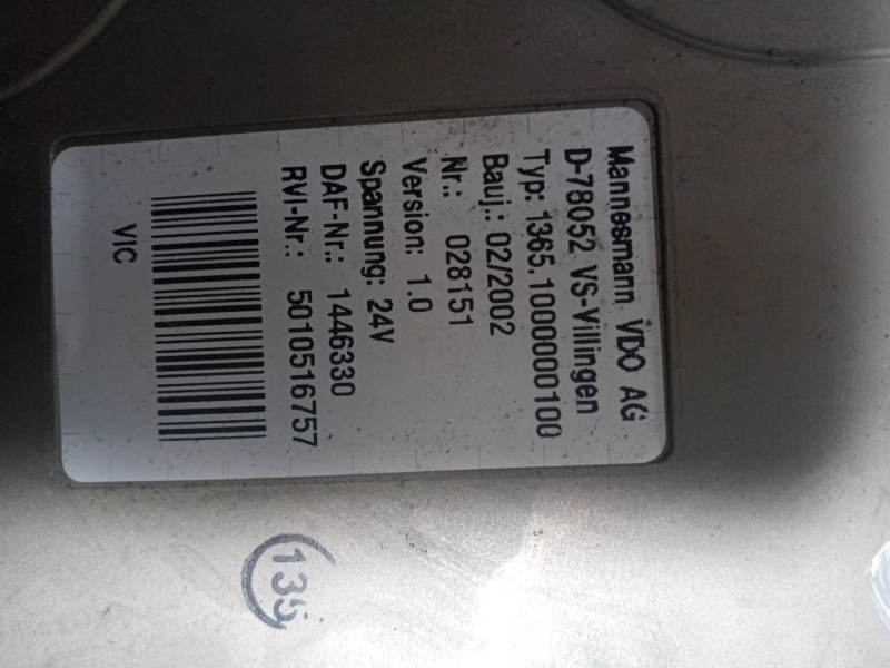 Recambio de modulo electronico para daf serie lf55.xxx desde 06 referencia OEM IAM 5010516757  