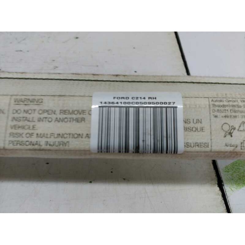 Recambio de airbag cortina delantero derecho para ford focus c-max (cap) ambiente (d) referencia OEM IAM 3M51R14K159AH  