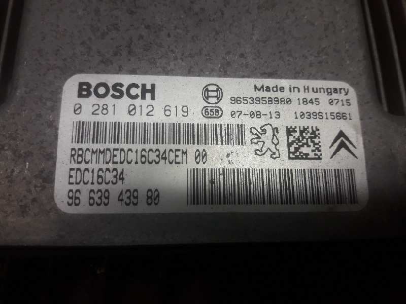 Recambio de centralita motor uce para peugeot 106 (s2) kid referencia OEM IAM 9637838780 9645802280 0261206246