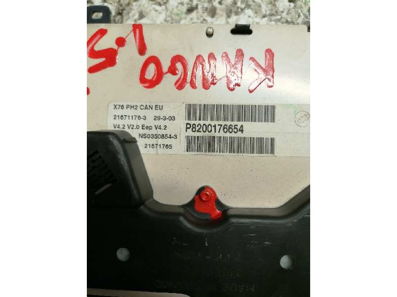 Recambio de cuadro instrumentos para renault kangoo (f/kc0) 1.5 dci diesel referencia OEM IAM 8200176654 NS03508543 
