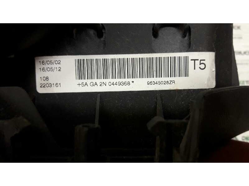 Recambio de airbag delantero izquierdo para peugeot 307 (s1) xr referencia OEM IAM 96345028ZR  