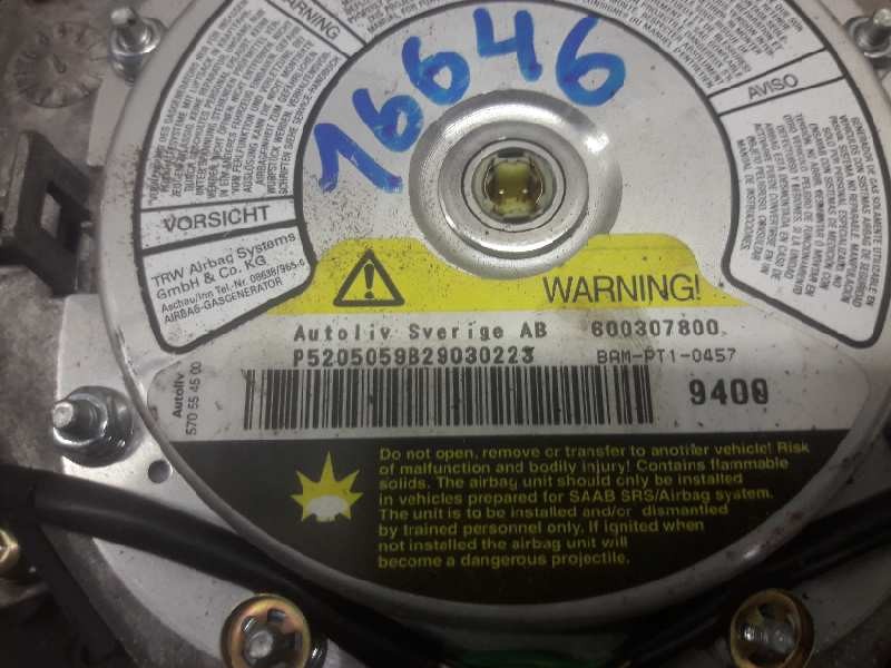 Recambio de airbag delantero izquierdo para saab 9-3 berlina 2.0 t referencia OEM IAM 600307800 P5205059B29030223 570554500