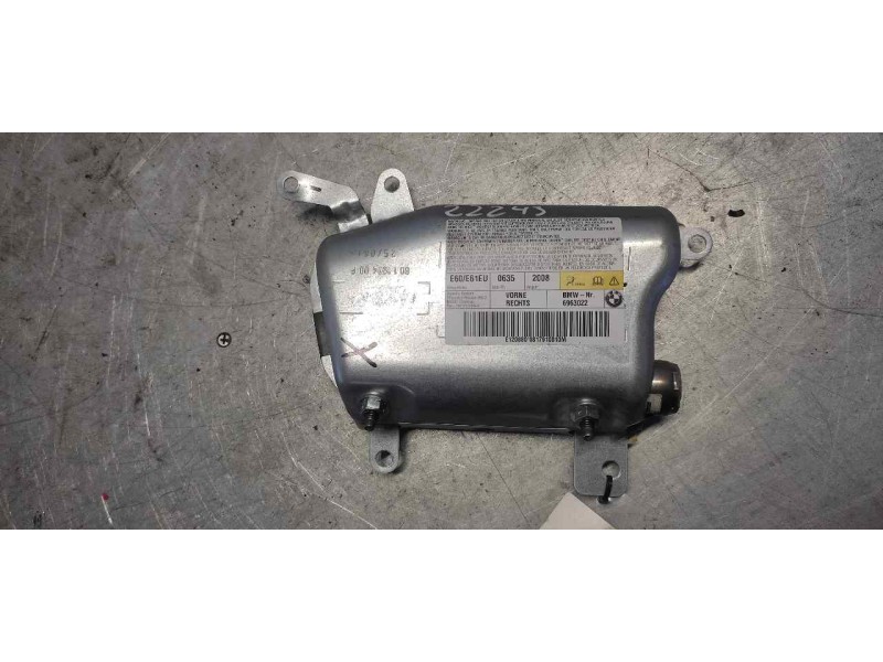 Recambio de airbag lateral delantero derecho para bmw serie 5 berlina (e60) 520d referencia OEM IAM 6963022  