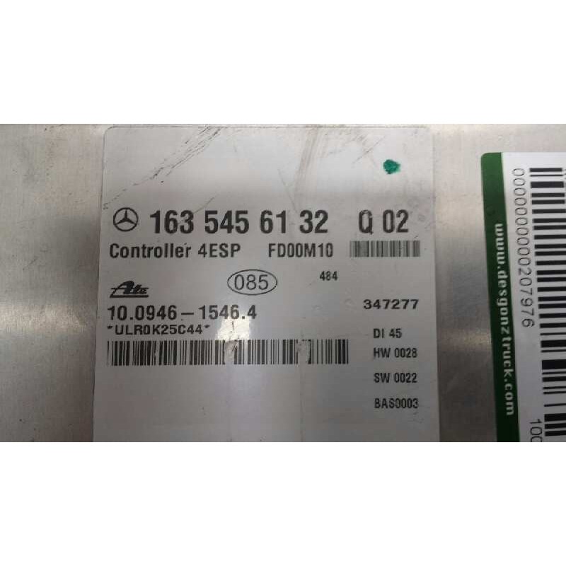 Recambio de centralita asr para mercedes-benz clase m (w163) 270 cdi final edition (163.113) referencia OEM IAM   