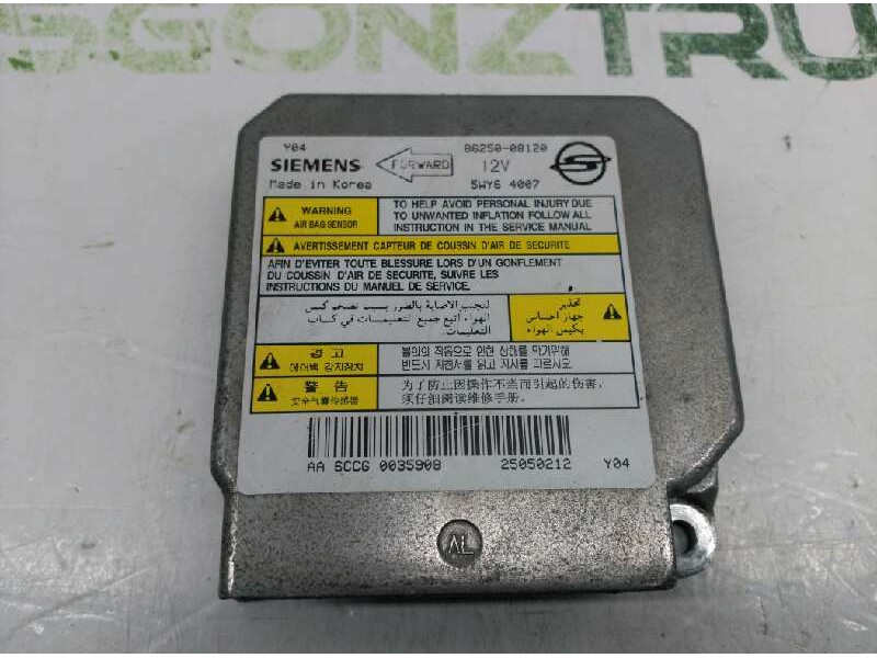 Recambio de centralita airbag para ssangyong rexton 270 xdi limited referencia OEM IAM 8625008120  