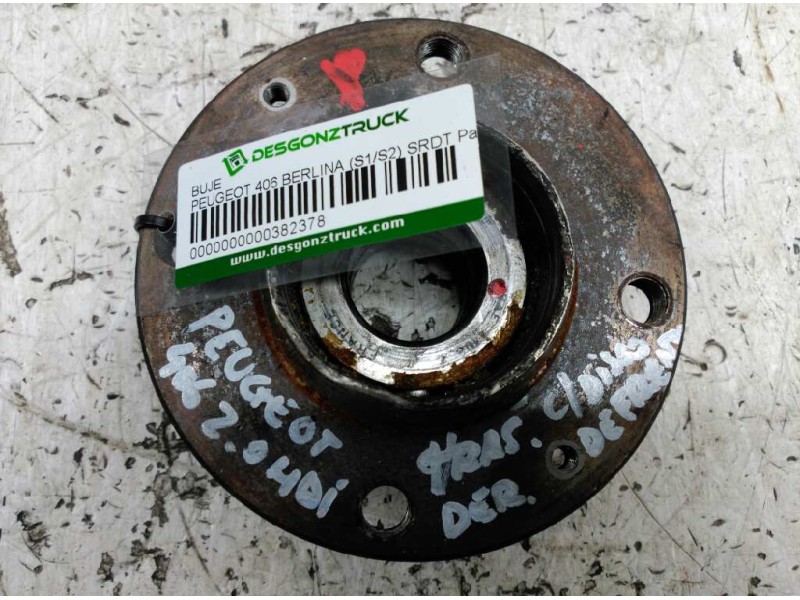 Recambio de buje para peugeot 406 berlina (s1/s2) srdt pack referencia OEM IAM  BUJE DE DISCO CON ABS