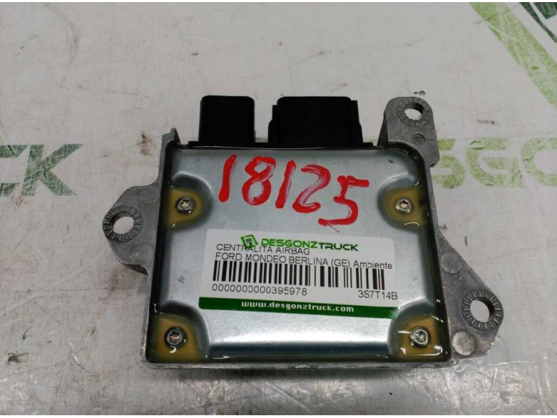Recambio de centralita airbag para ford mondeo berlina (ge) ambiente (06.2003) (d) referencia OEM IAM 3S7T14B056  