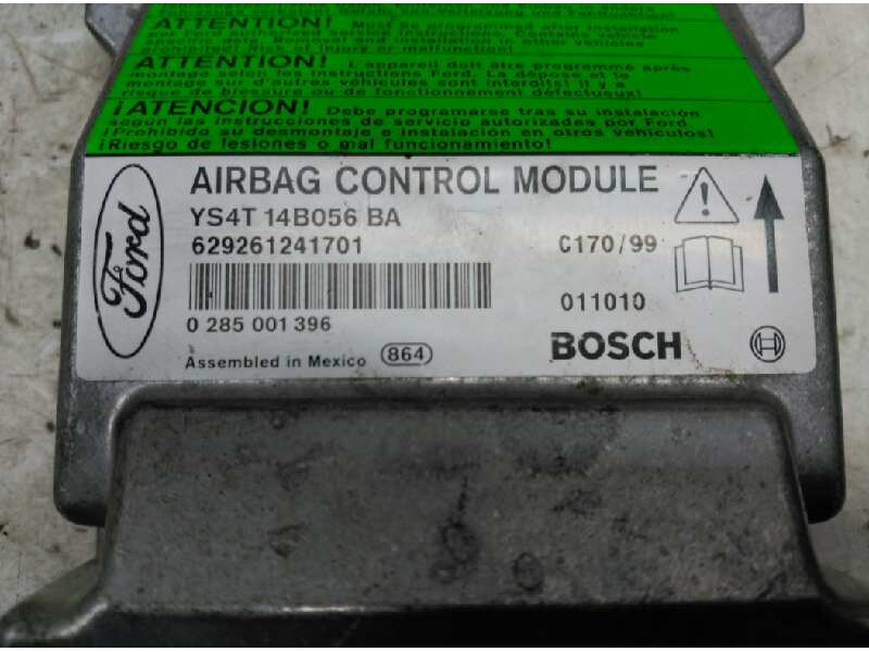 Recambio de centralita airbag para ford focus berlina (cak) ambiente referencia OEM IAM YS4T14B056BA 629261241701 