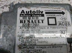 Recambio de centralita airbag para renault megane i fase 2 berlina (ba0) 1.9 dci diesel cat referencia OEM IAM 8200117651 600639 2