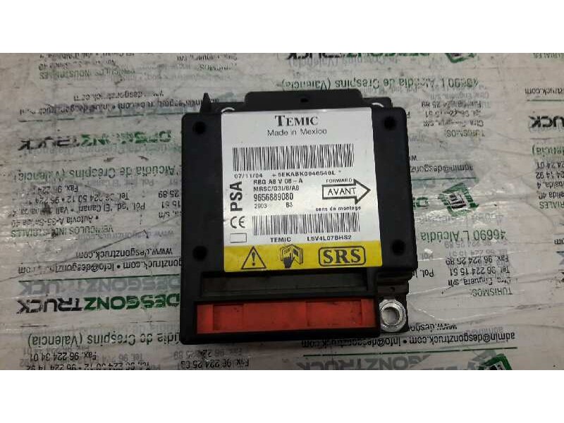 Recambio de centralita airbag para citroën c3 1.4 satisfaction referencia OEM IAM 9656889080  