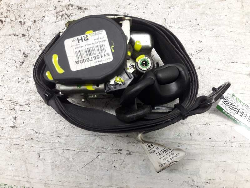 Recambio de cinturon seguridad delantero derecho para ssangyong rexton rx 270 full referencia OEM IAM 7461108004  