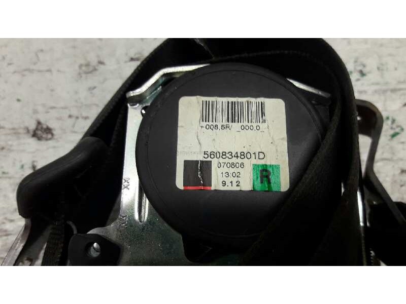 Recambio de cinturon seguridad delantero derecho para opel zafira b 1.9 cdti referencia OEM IAM 580834801  