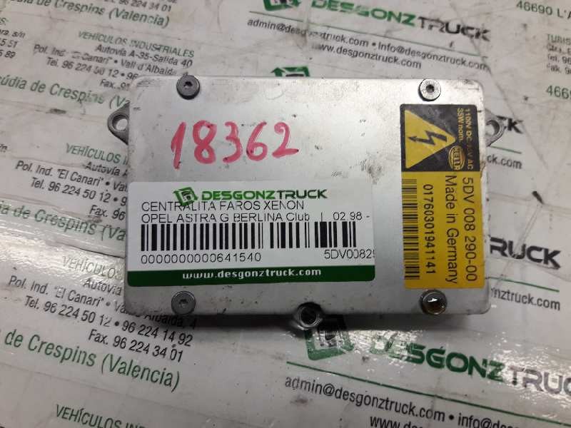 Recambio de centralita faros xenon para opel astra g berlina club referencia OEM IAM 5DV008290  