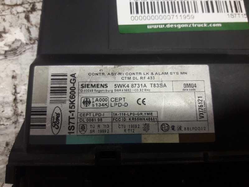 Recambio de centralita cierre para ford mondeo berlina (ge) referencia OEM IAM 1S7T15K600GA 5WK48731AT83SA 