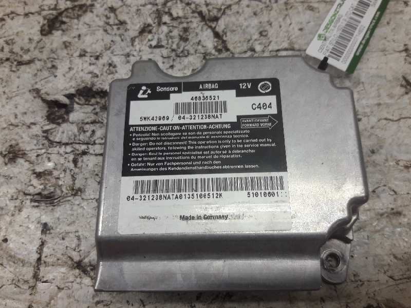 Recambio de centralita airbag para fiat stilo (192) 1.9 jtd 80 active referencia OEM IAM  04321238NAT 