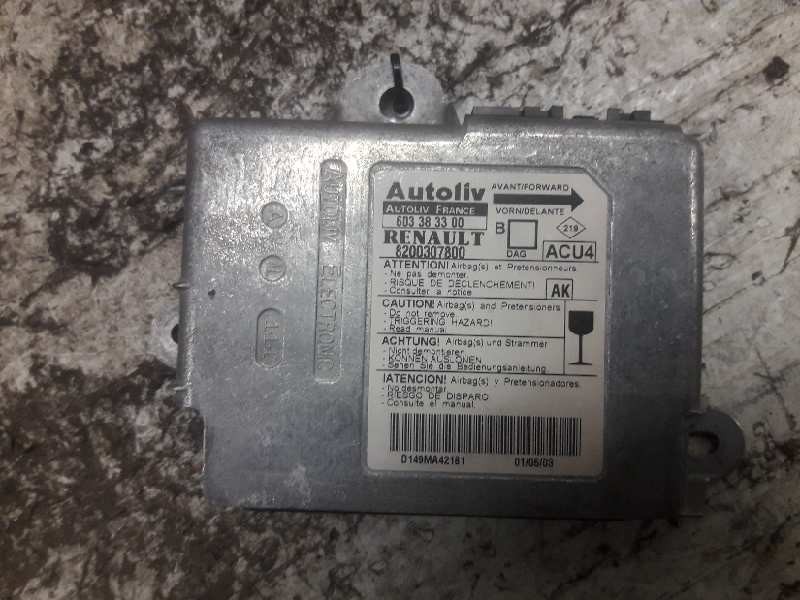 Recambio de centralita airbag para renault megane ii berlina 5p authentique referencia OEM IAM 8200307800 603383300 D149MA42181