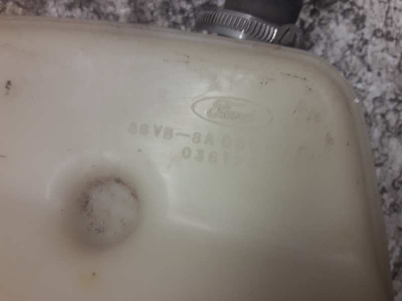 Recambio de deposito expansion para ford transit, caja cerrada 86/92 ft 130 referencia OEM IAM 86VB8A080AE  