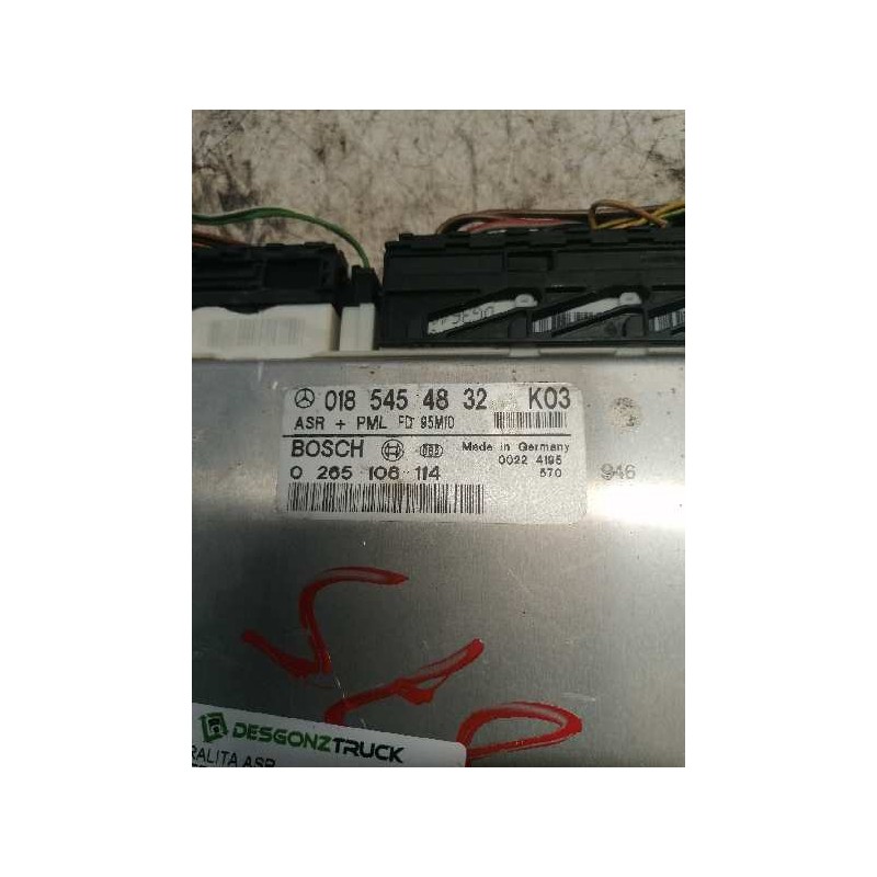 Recambio de centralita asr para mercedes-benz clase e (w210) berlina 420 (210.072) referencia OEM IAM 0185454832 0265106114 
