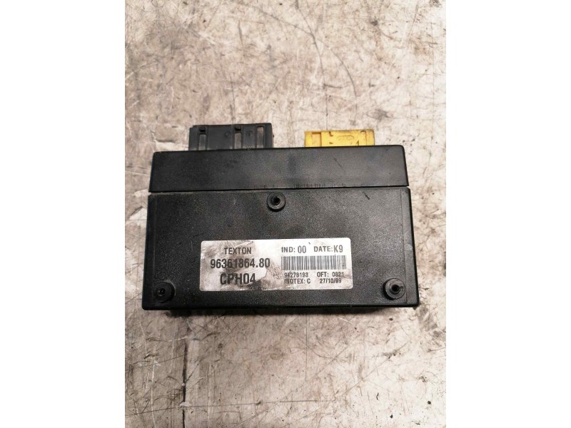 Recambio de centralita cierre para fiat scudo (222) 1.9 td el furg. acristalado referencia OEM IAM 9636186480  