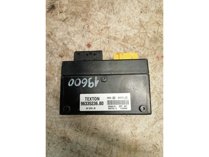 Recambio de centralita cierre para citroën xsara berlina 1.9 d sx referencia OEM IAM 9633523680  