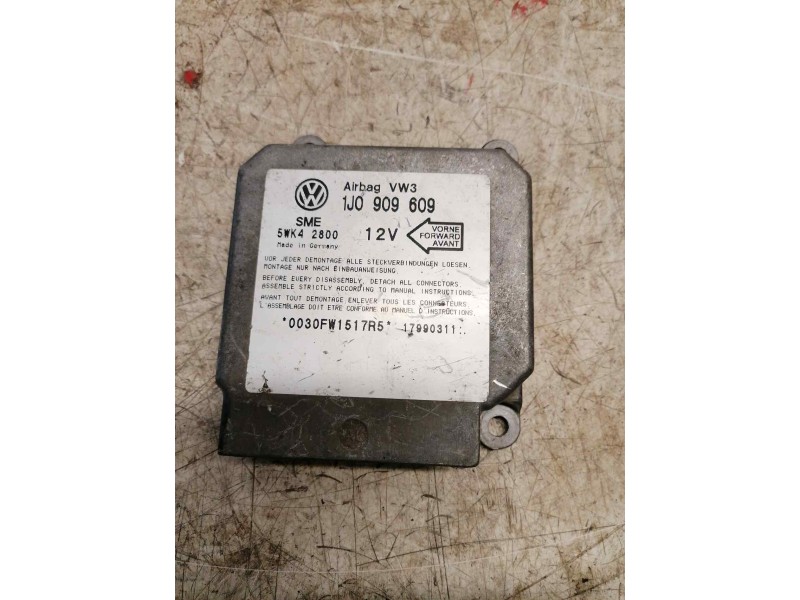 Recambio de centralita airbag para seat toledo (1m2) 1.9 tdi referencia OEM IAM 1J0909609 5WK42800 
