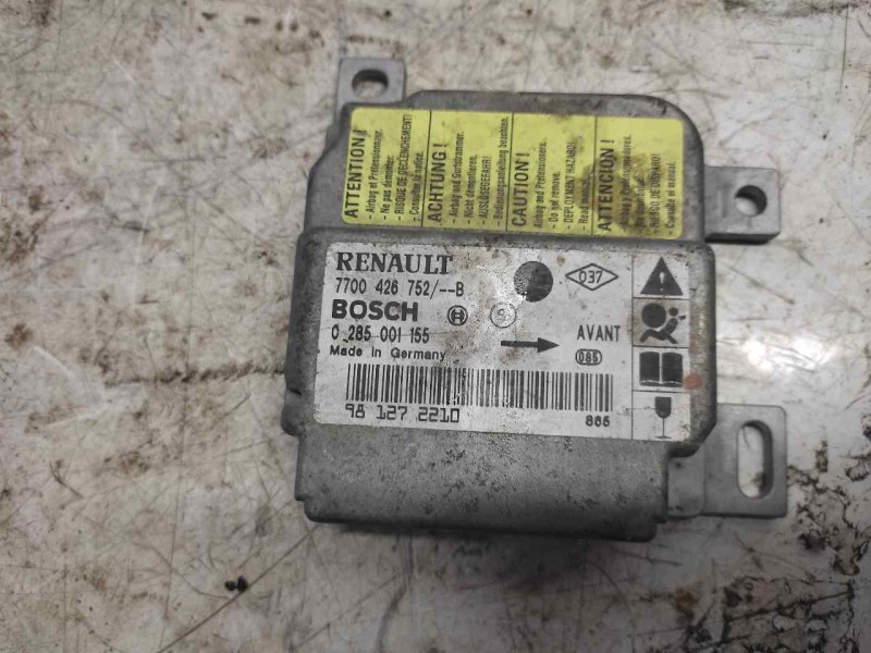 Recambio de centralita airbag para renault clio ii fase i (b/cbo) 1.4 referencia OEM IAM 7700426752B 0285001155 