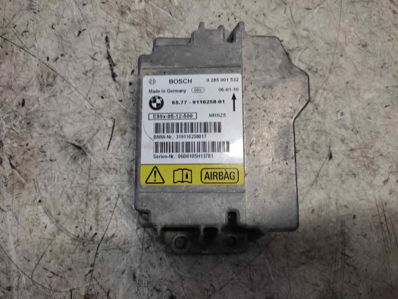 Recambio de centralita airbag para bmw serie 1 berlina (e81/e87) 118d referencia OEM IAM 6577911025801 0285001532 