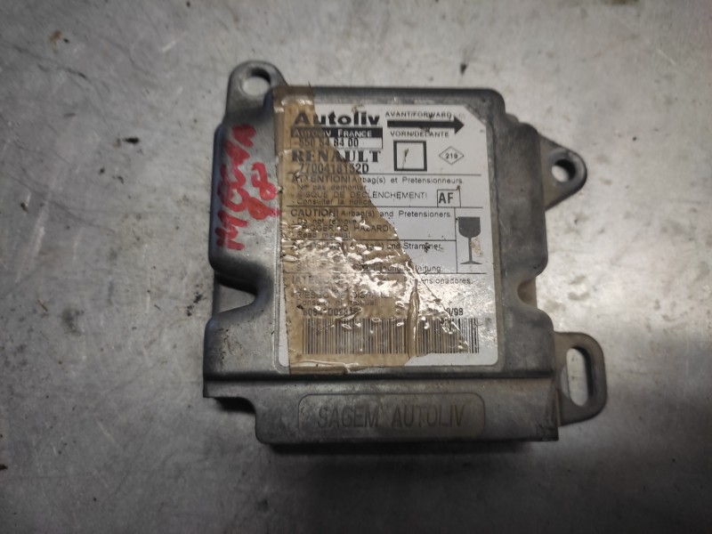 Recambio de centralita airbag para renault megane i classic (la0) 1.9 diesel referencia OEM IAM 7700418152D 550548400 