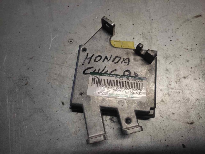Recambio de centralita airbag para honda civic berlina .5 (ma/mb) 1.5 referencia OEM IAM 77960ST3E83  