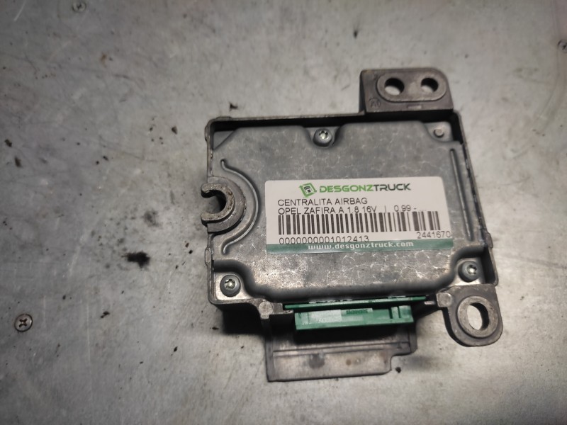 Recambio de centralita airbag para opel zafira a 1.8 16v referencia OEM IAM 24416704 330518650 5WK42978