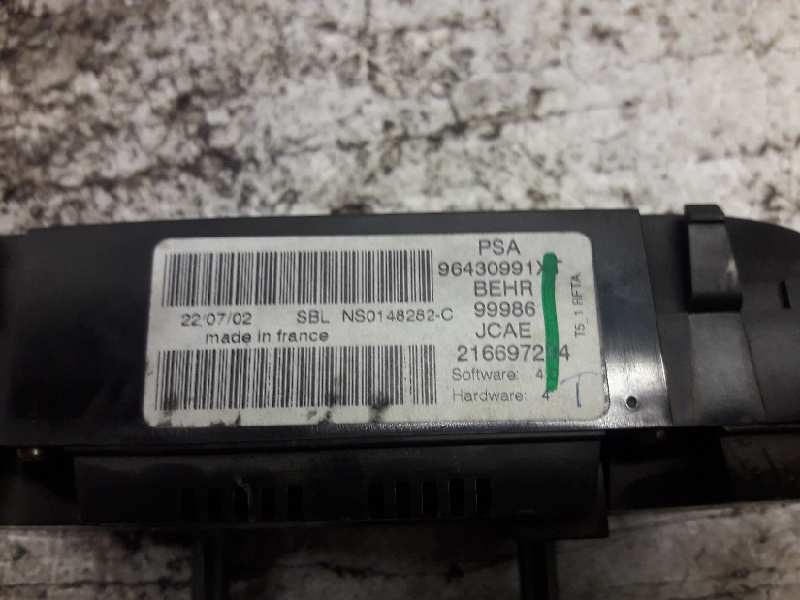 Recambio de mando climatizador para peugeot 307 (s1) xs referencia OEM IAM 96430991XT 216697294 