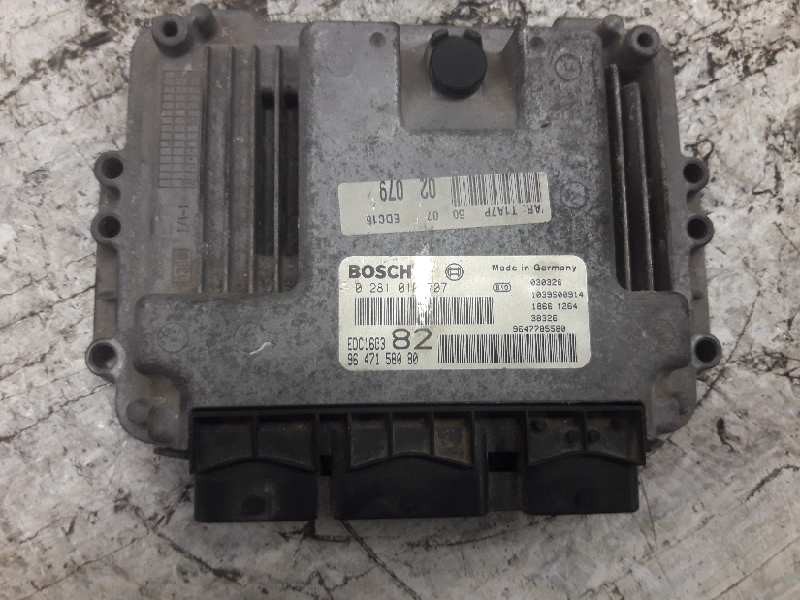 Recambio de centralita motor uce para peugeot 206+ básico referencia OEM IAM 0281010707 9647158080 1039S00914