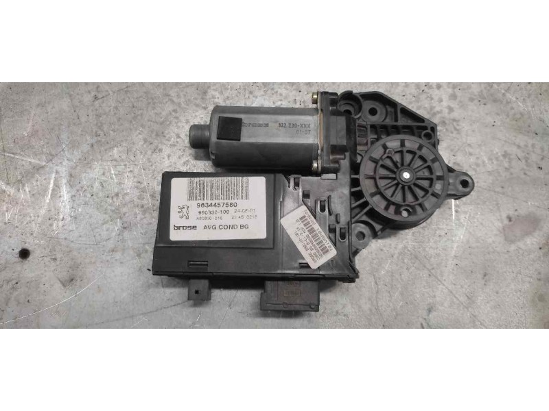 Recambio de motor elevalunas delantero izquierdo para peugeot 307 (s1) 1.6 hdi referencia OEM IAM 9634457580  