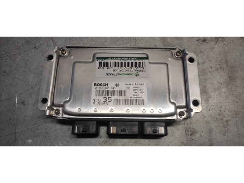 Recambio de centralita motor uce para peugeot 307 (s1) xr referencia OEM IAM 0261206943 9647480580 9638765680