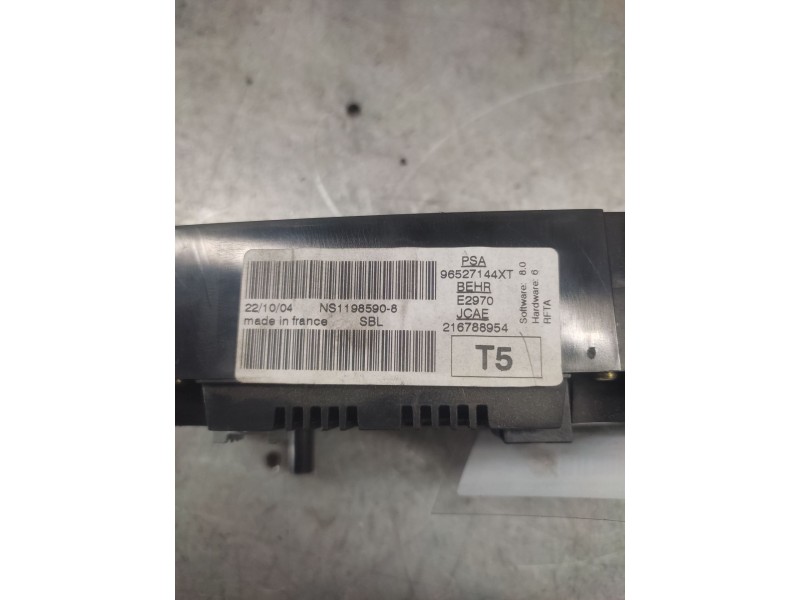 Recambio de mando climatizador para peugeot 307 (s1) xr clim plus referencia OEM IAM 96527144XT  