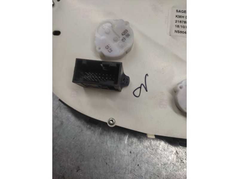 Recambio de cuadro instrumentos para peugeot 307 (s1) xr clim plus referencia OEM IAM 9655476580  NS60453743