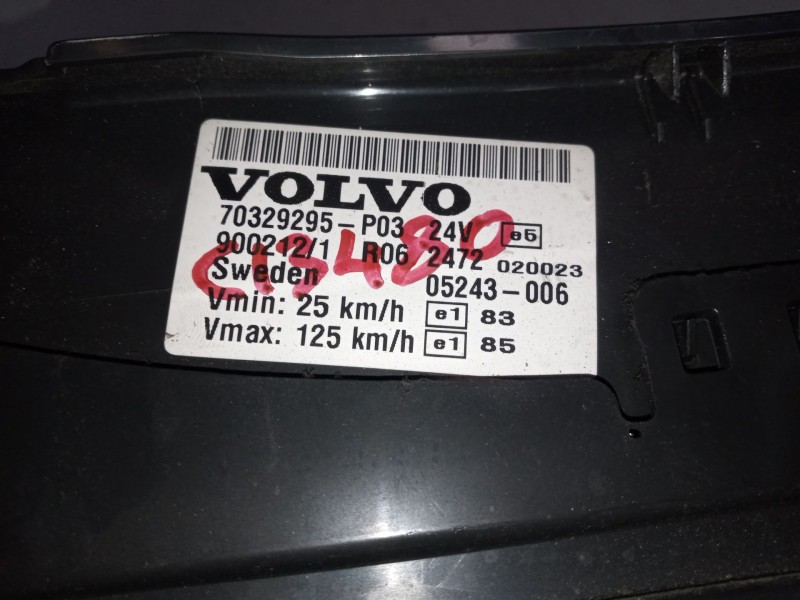 Recambio de cuadro instrumentos para volvo b9r 340 touring referencia OEM IAM 70329295  