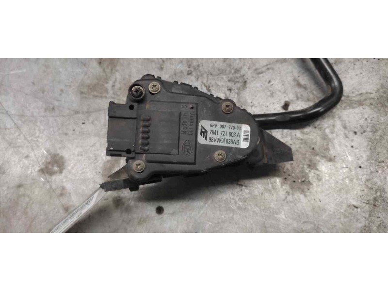 Recambio de potenciometro pedal para volkswagen sharan (7m8) básico referencia OEM IAM 7M1721603A 98VW9F836AB 6 PINS