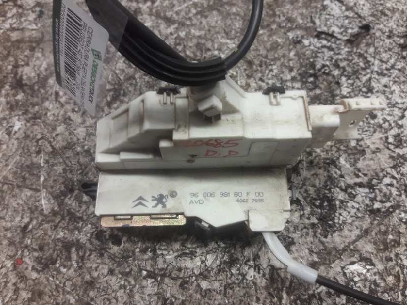 Recambio de cerradura puerta delantera derecha para peugeot 407 st sport referencia OEM IAM 9660698180F 6 PINS 