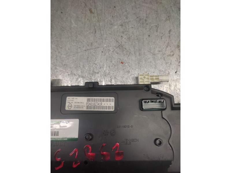 Recambio de cuadro instrumentos para renault kangoo dynamique referencia OEM IAM P248102341R  214924601