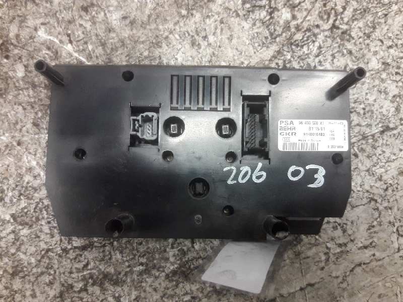 Recambio de mando climatizador para peugeot 206 berlina xs referencia OEM IAM 96430550XT 9140010483 B111501