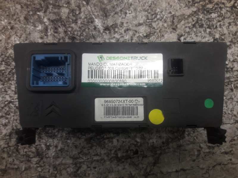 Recambio de mando climatizador para peugeot 308 confort referencia OEM IAM 96850724XT 40/6 PINS 