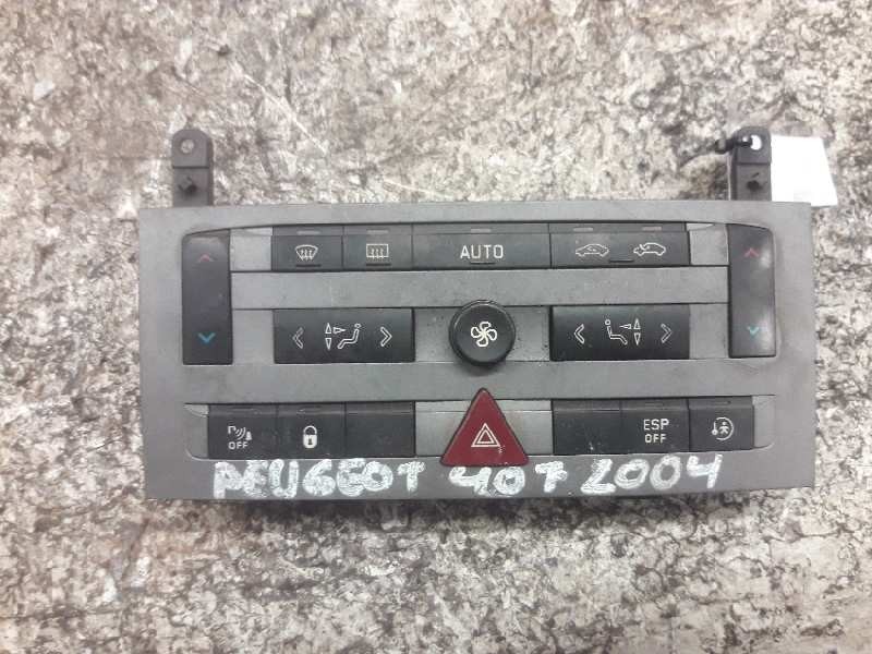 Recambio de mando climatizador para peugeot 407 sr confort referencia OEM IAM 96533783 18C612FC 40/6 PINS